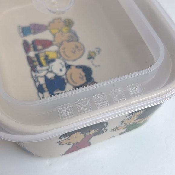 Peanuts Snoopy Stoneware Lunch Box 32 oz. With Lid Storage with Lid - Picture 8 of 16